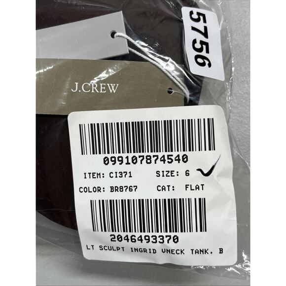 J Crew Long Torso Lana One Piece in Classic Sculpt™ Womens 6 Inky Espresso Brown - Picture 10 of 10